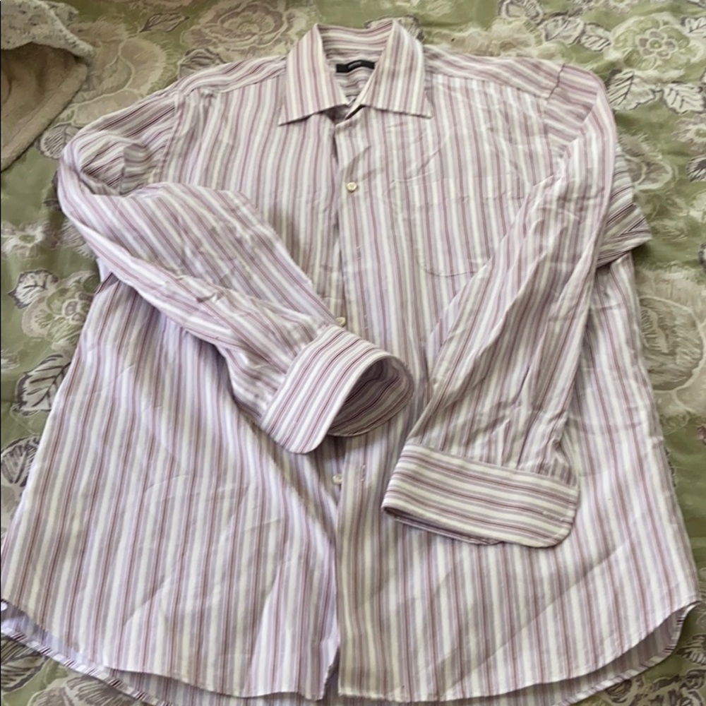 Hugo Boss Used Dress Shirt Size Large (16 1/2)